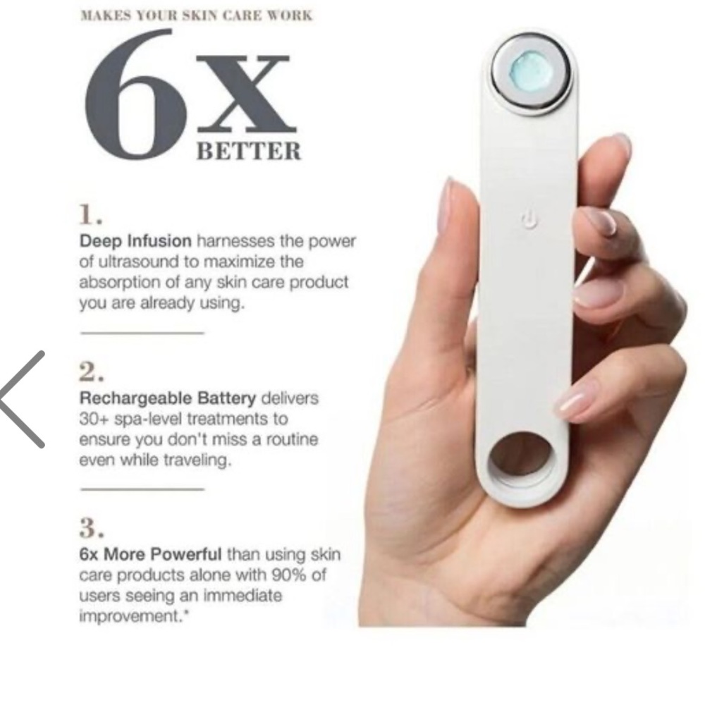 JeNU Plus Ultrasonic Infuser - White and Rose Gold - Picture 3 of 3
